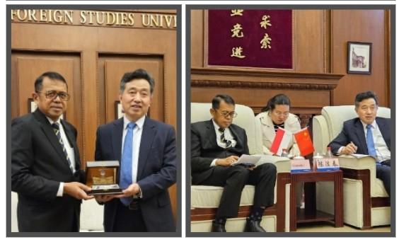 Prof. H. Ganefri, Ph. D Dt Junjuangan Nan Bagadiang Bakal Gubernur Hadir di China Jalin Kerja Sama&nbsp;Pendidikan