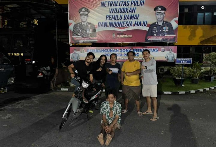 Lagi, Tim Klewang Polresta Padang Berhasil Amankan Seorang Pelaku Pencurian&nbsp;Motor