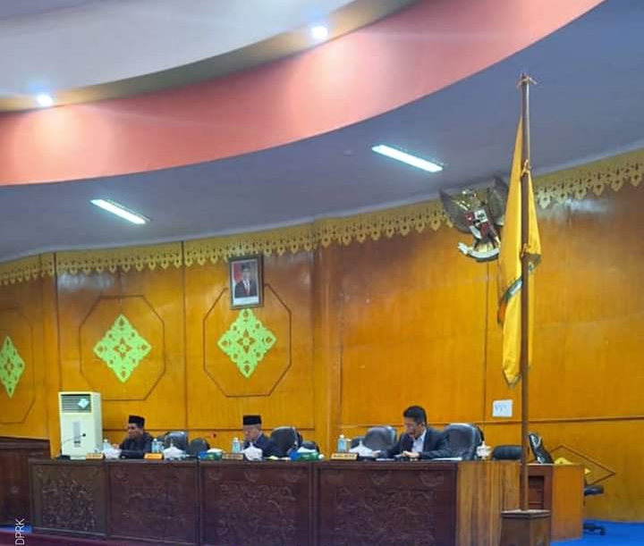 Muhammad Nur, SE Pimpin Rapat Paripurna Penyampaian Nota Pengantar LKPJ Bupati Aceh&nbsp;Tamiang