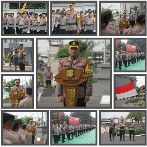 Dengan Tema “Bangkit Untuk Indonesia Emas”, Polres Metro Jakarta Barat Peringati Hari Kebangkitan Nasional Dengan Upacara&nbsp;Bendera