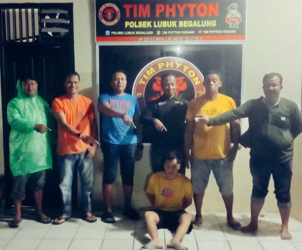Kembali, Tim Phyton Reborn Polsek Lubuk Begalung Berhasil Gulung Seorang Pria Diduga Penyalahguna Narkoba