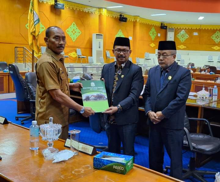 LPKJ Bupati Aceh Tamiang TA. 2023 Disampaikan Dalam Rapat&nbsp;Paripurna