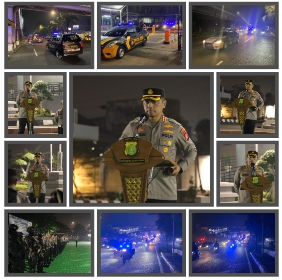 Cegah Gangguan Kamtibmas Jelang Pilkada Serentak 2024, Polres Jakbar Gelar Patroli Skala Besar, Berikut Sasarannya