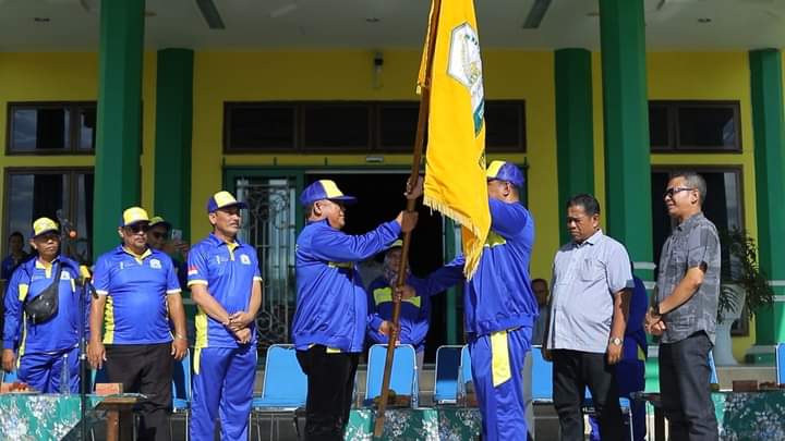 Kontingen POPDA Aceh Tamiang Dilepas Keberangkatan Oleh PJ Bupati&nbsp;Asra