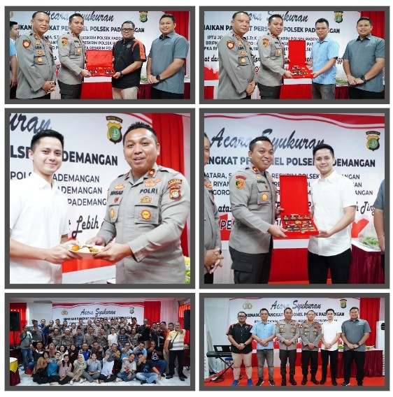 Polsek Pademangan Adakan Syukuran untuk Personel yang Naik&nbsp;Pangkat