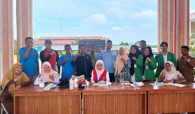 Sambut Hardikda, PWI Aceh Tamiang Bersinergi Dengan PGRI Gelar Donor Darah